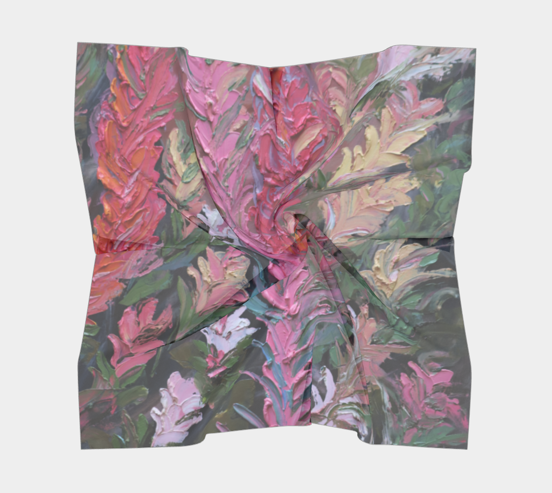 Foulard carré - Fleur sauvage n°1