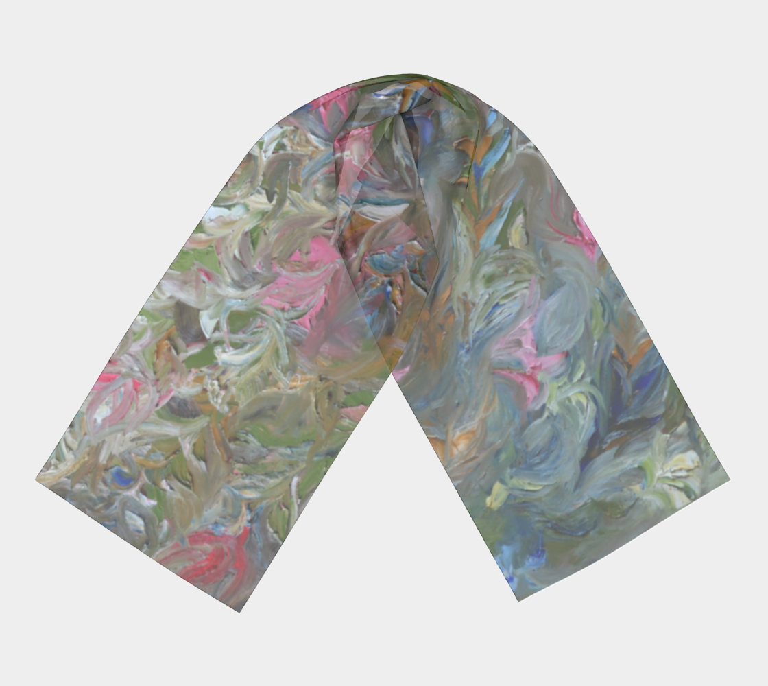 Foulard long - Forêt fluide n°2