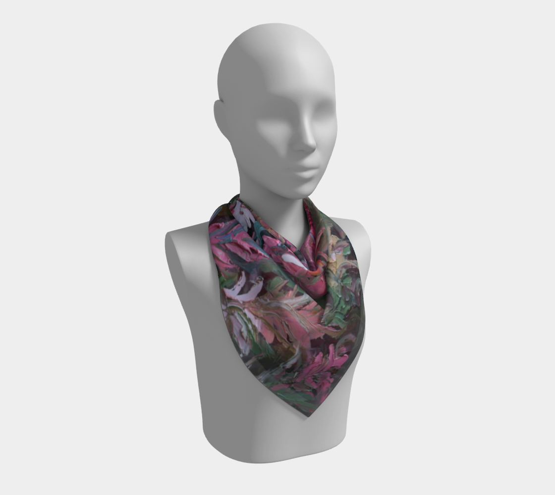 Foulard carré - Fleur sauvage n°1