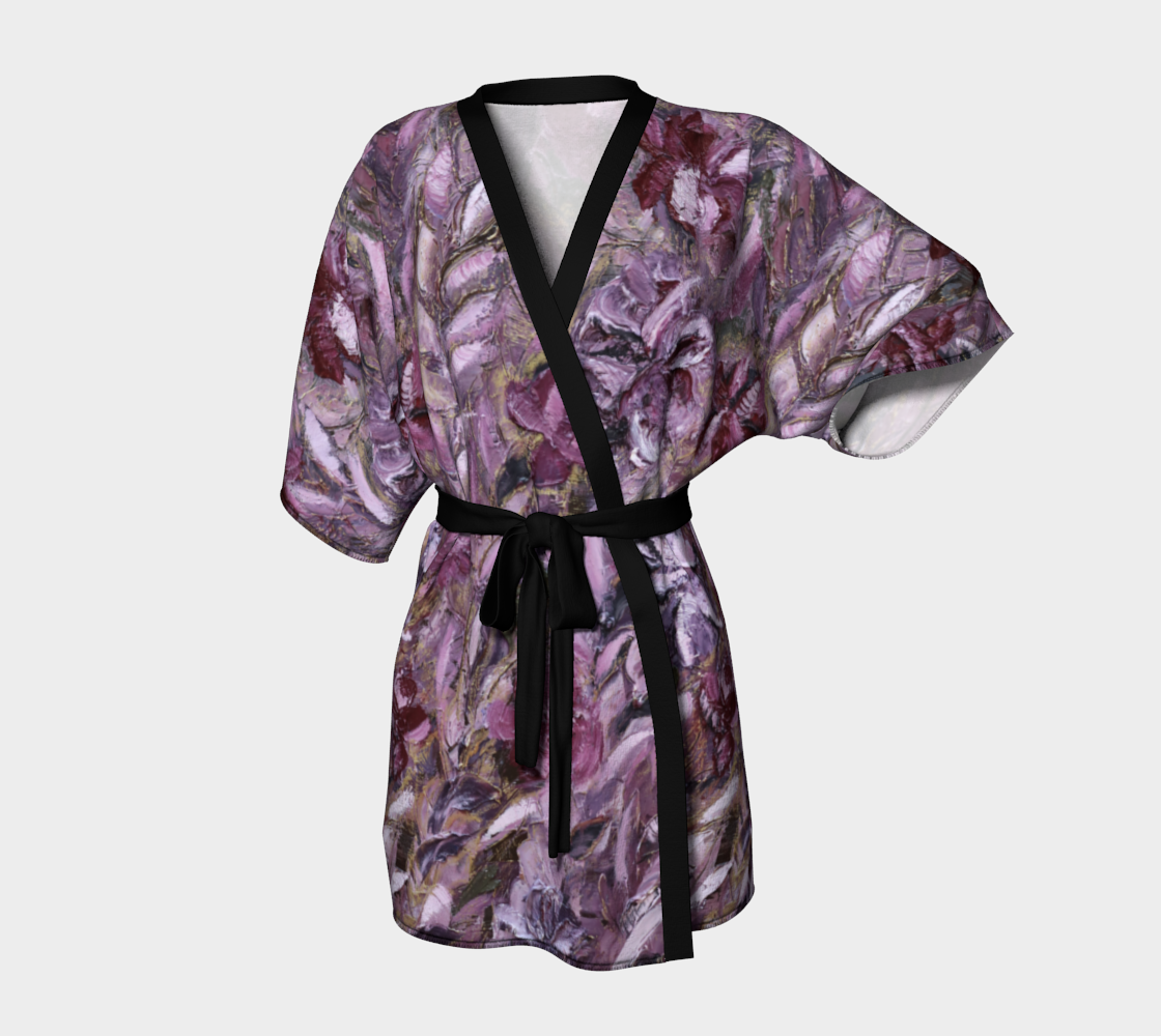 Pegnoir Kimono - Jardin nocturne n°3