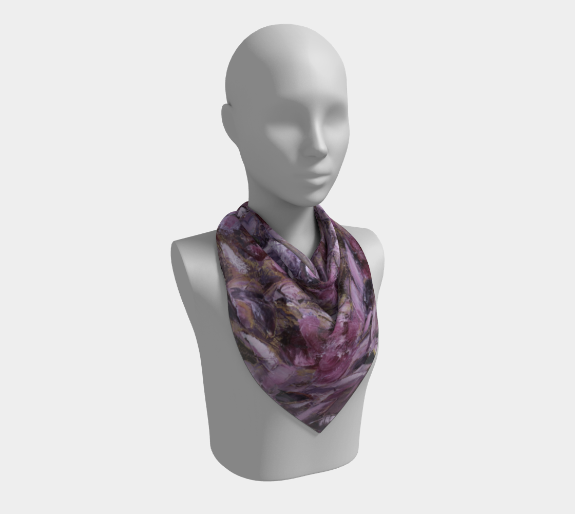 Foulard carré - Jardin nocturne n°3