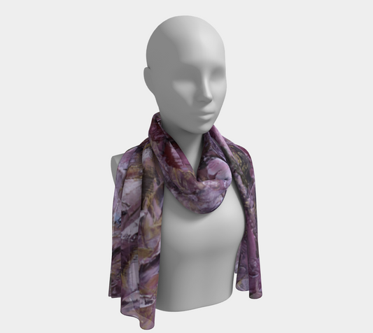 Foulard long - Jardin nocturne n°3
