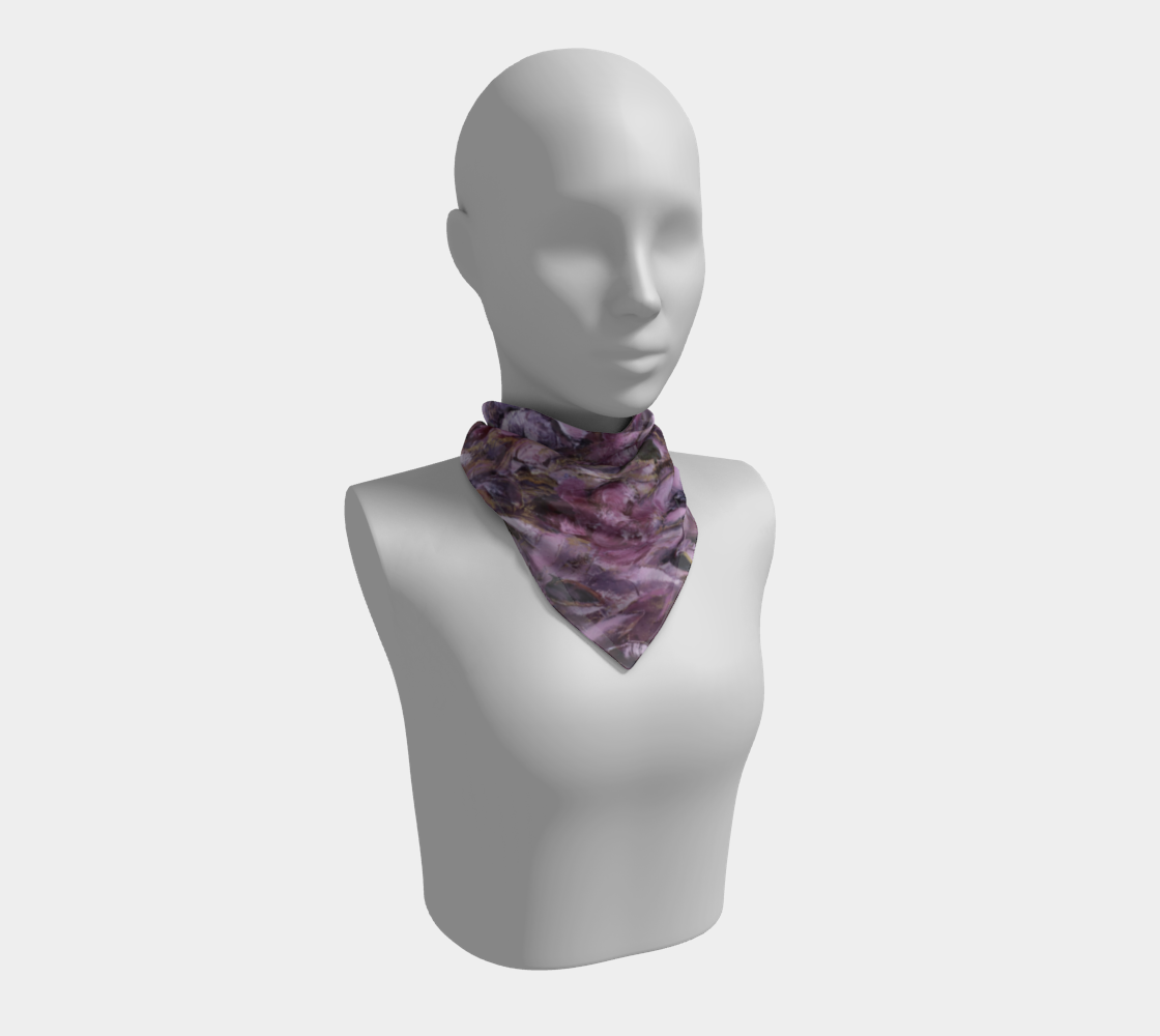 Foulard carré - Jardin nocturne n°3