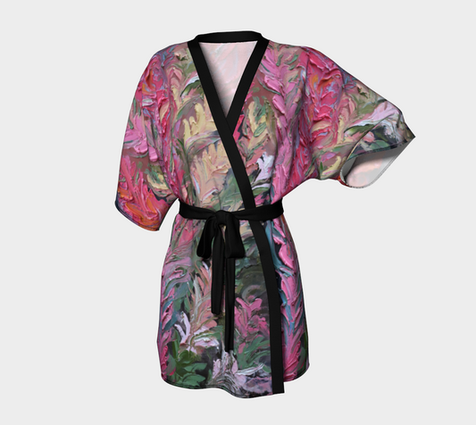 Pegnoir Kimono - Fleur sauvage n°1
