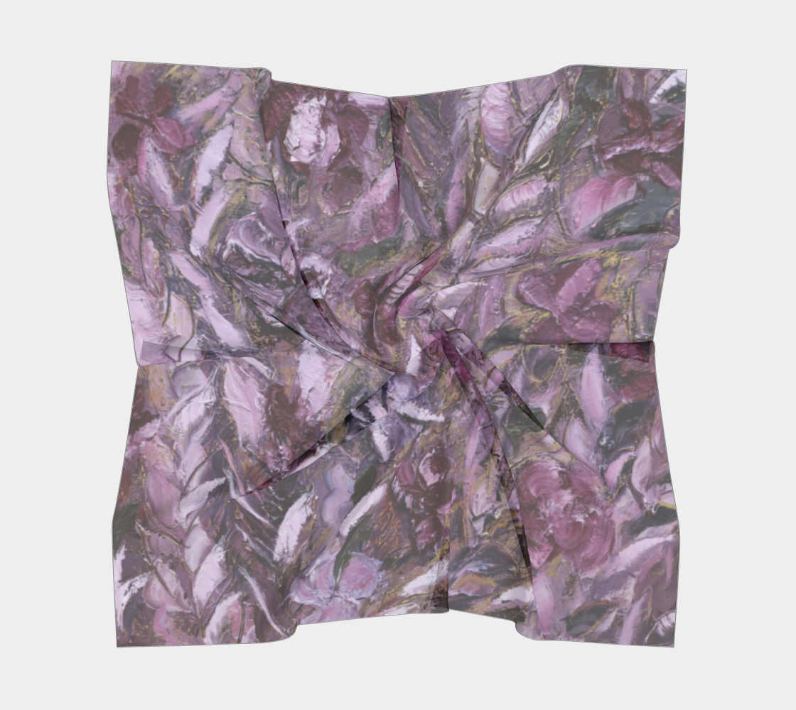 Foulard carré - Jardin nocturne n°3