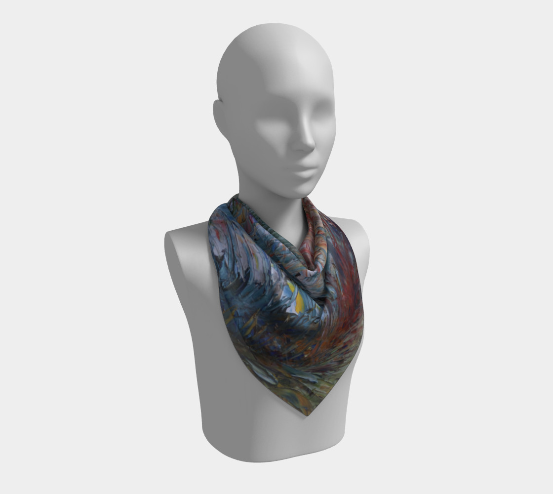 Foulard carré - Éclosion