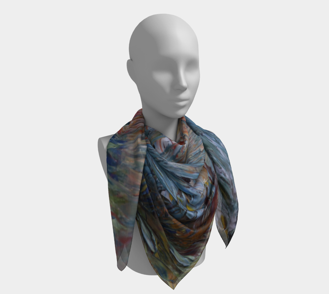Foulard carré - Éclosion