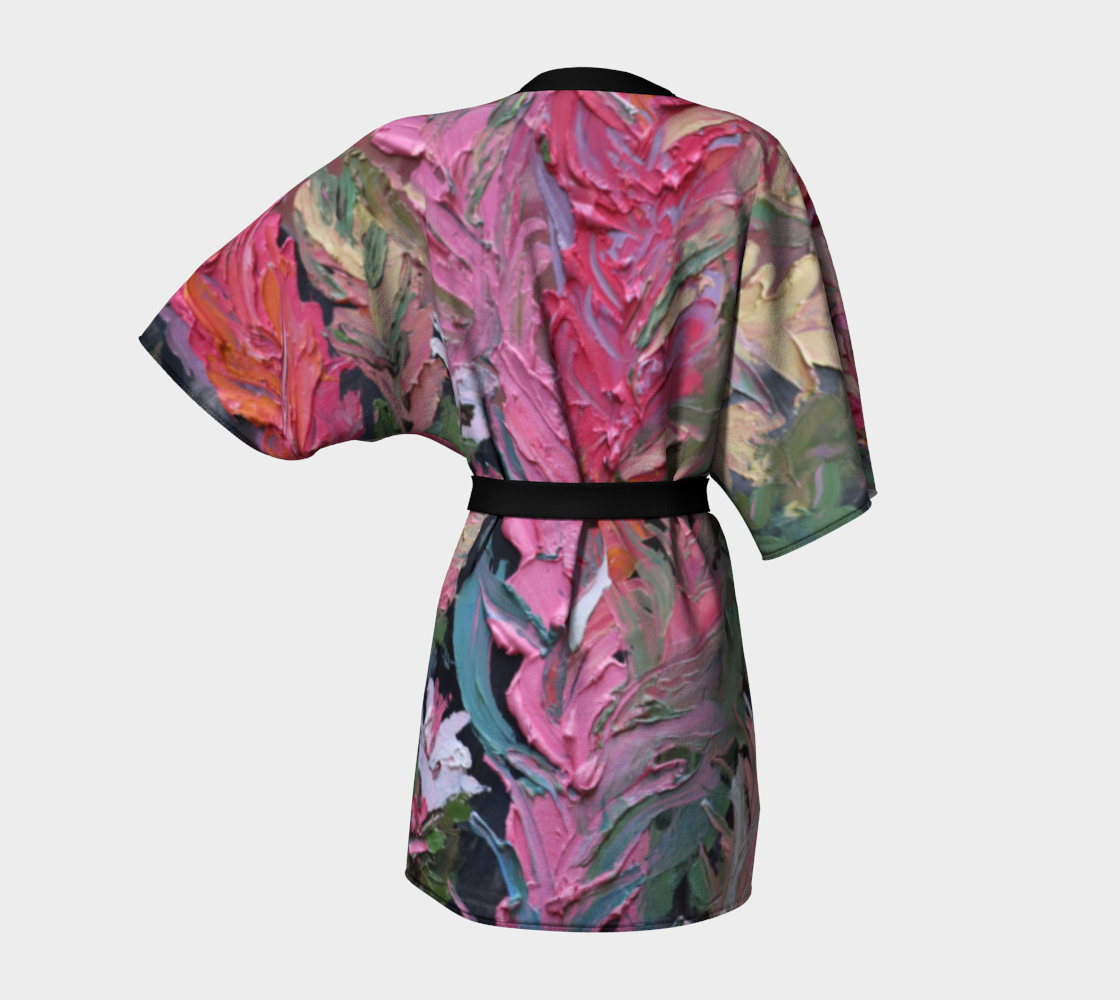 Pegnoir Kimono - Fleur sauvage n°1