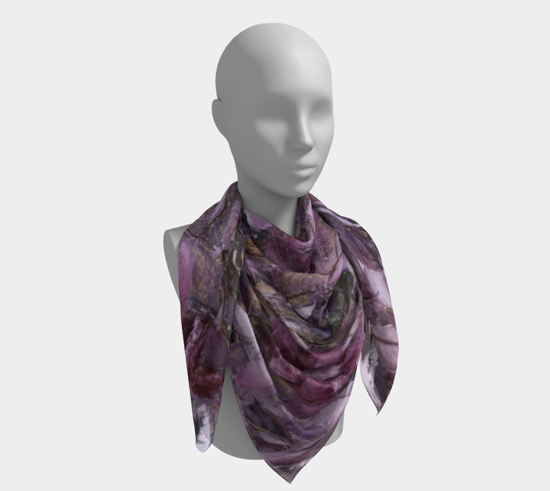 Foulard carré - Jardin nocturne n°3