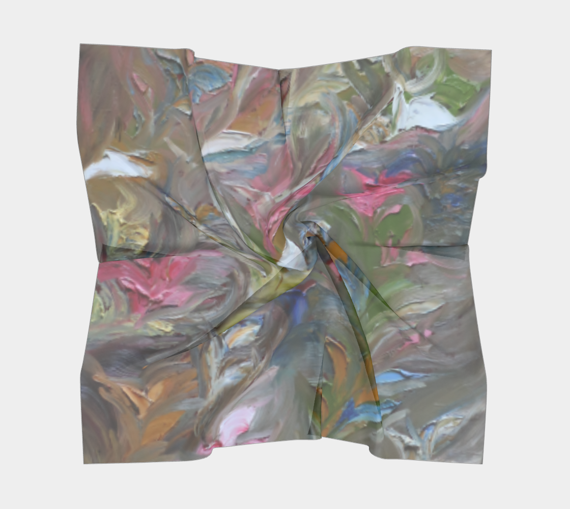 Foulard carré - Forêt fluide n°2