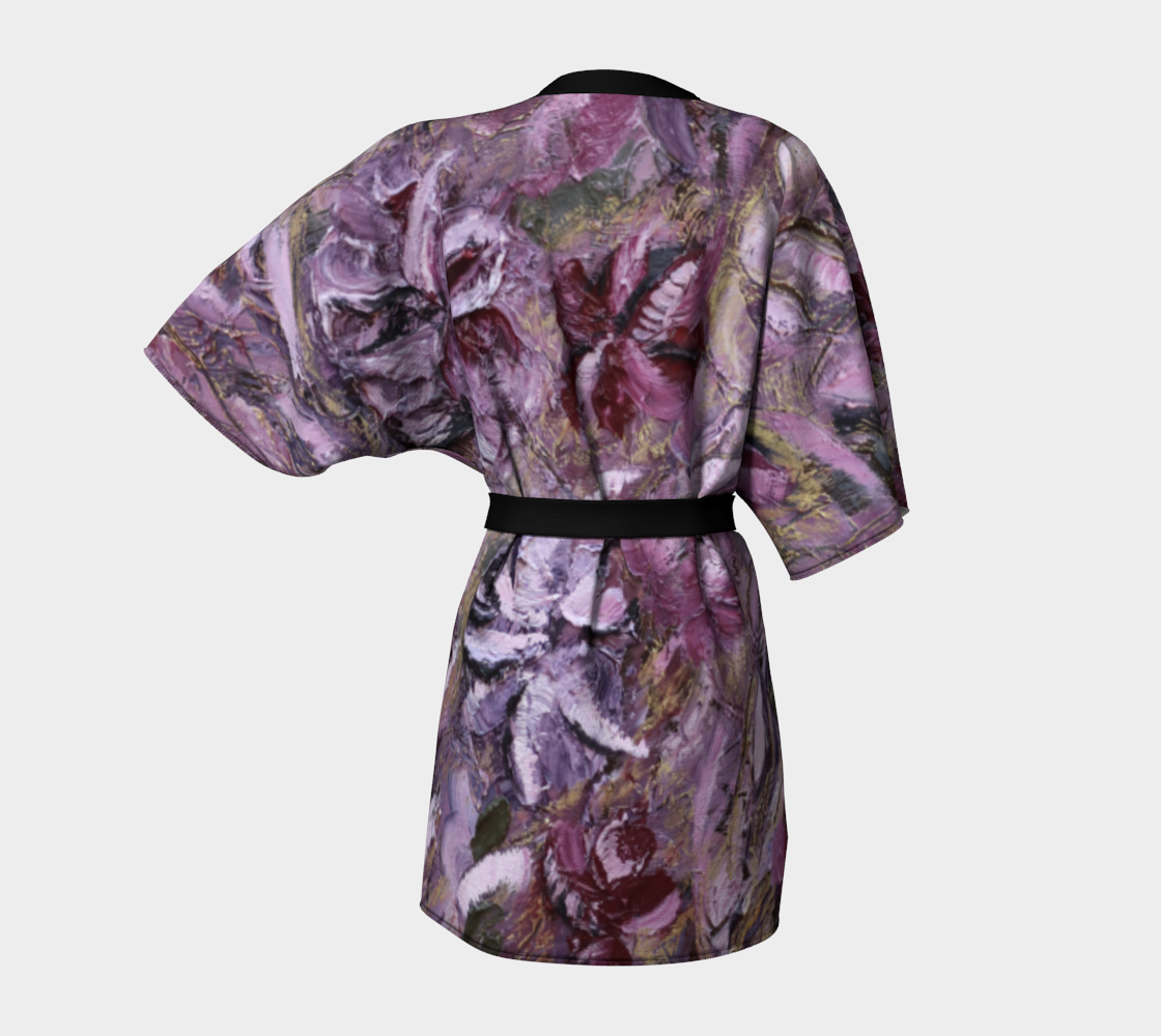 Pegnoir Kimono - Jardin nocturne n°3