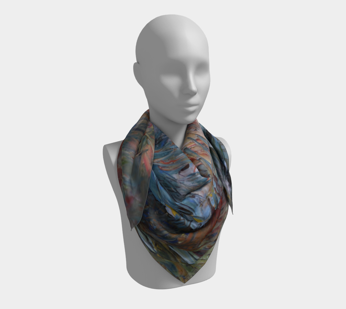 Foulard carré - Éclosion