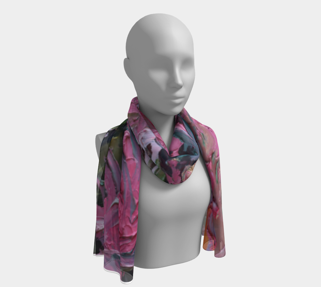 Foulard long - Fleur sauvage n°1